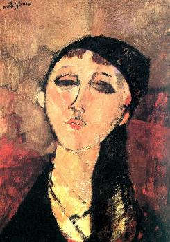 Amedeo Modigliani : Portrait of a Young Girl